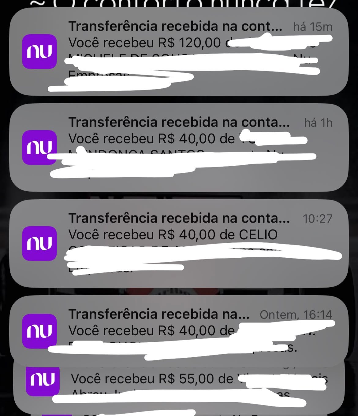 Print de saldo real